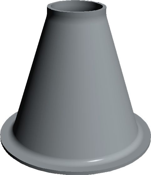 Concentric Beaded Cone with Brim, Sifea srl